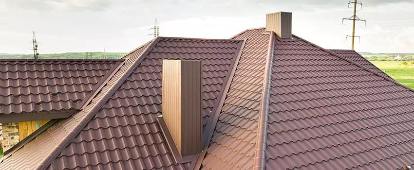 Residential Chimney Flashing Restoration in Taunton, MA