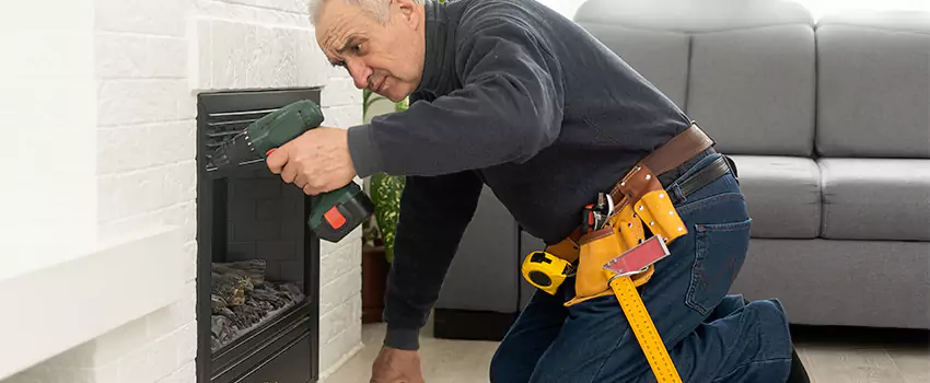 New Indoor Fireplace Installation in Taunton, Massachusetts