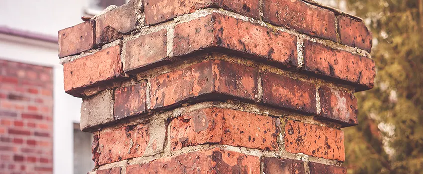 Cracked Chimney Bricks Repair Cost in Taunton, Massachusetts