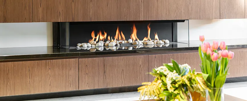 Double-height Fireplace Design Refurbishment in Taunton, Massachusetts