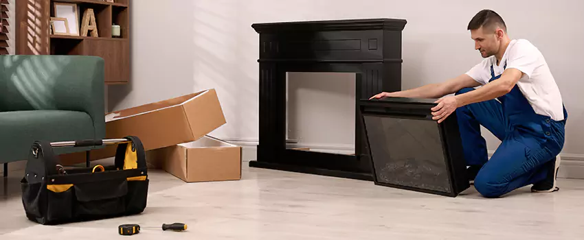 Old Rusted Metal Fireplace Repair And Replacement in Taunton, MA